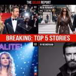 A collage of 2026 celebrity news featuring Nicole Kidman, Taylor Swift, Emily Ratajkowski, and a tribute to Eric Dane.