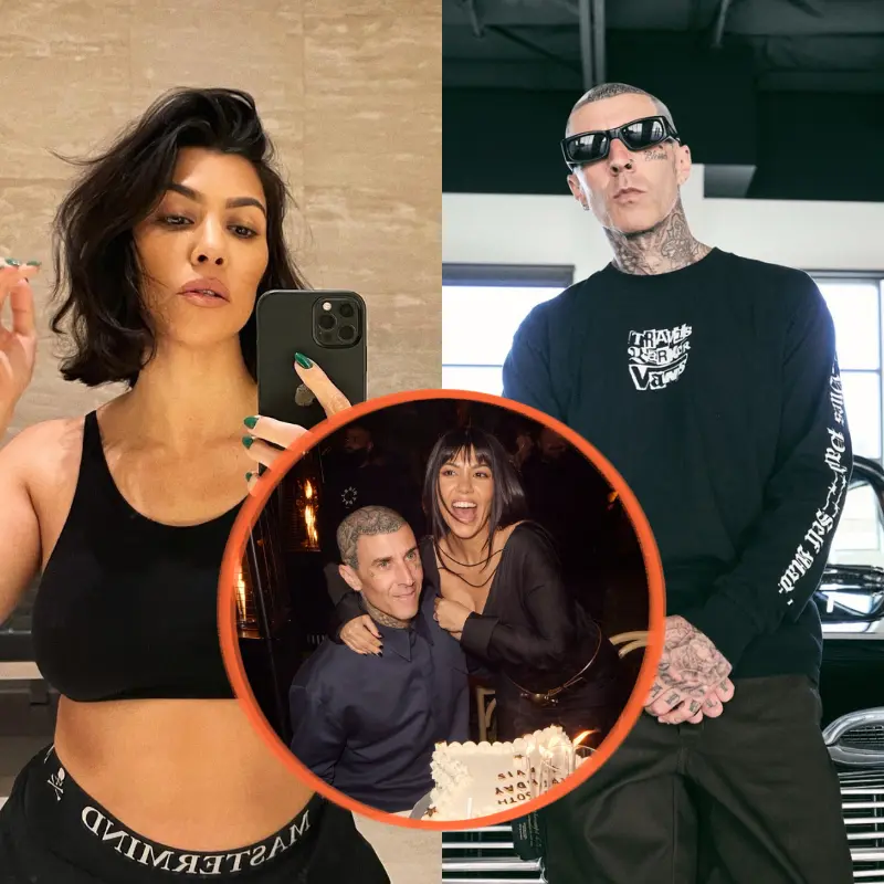 Kourtney Kardashian and Travis Barker