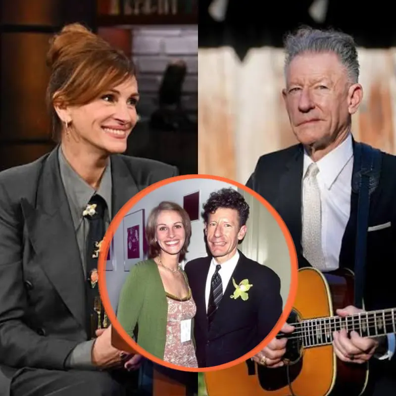 Lyle Lovett and Julia Roberts