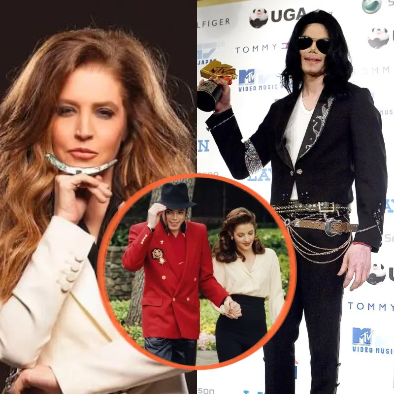 Michael Jackson and Lisa Marie Presley