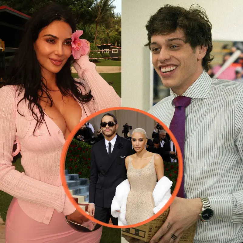Pete Davidson and Kim Kardashian