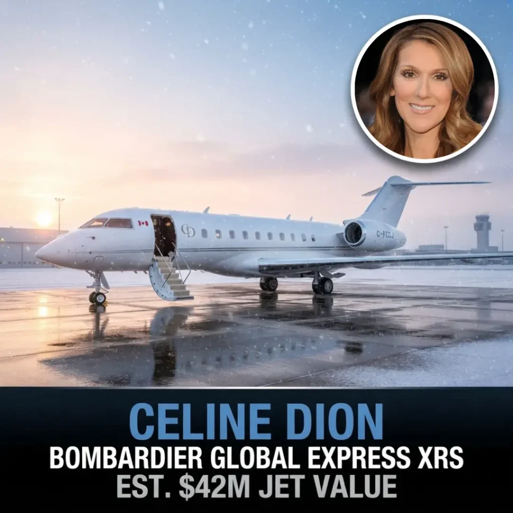 Celine Dion's Bombardier Global Express XRS private jet valued at $42 million