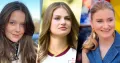 Princess Leonor of Spain, Princess Elisabeth of Belgium, and Princess Catharina-Amalia of the Netherlands side by side