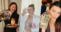 Female model turned entrepreneur presenting her own brand