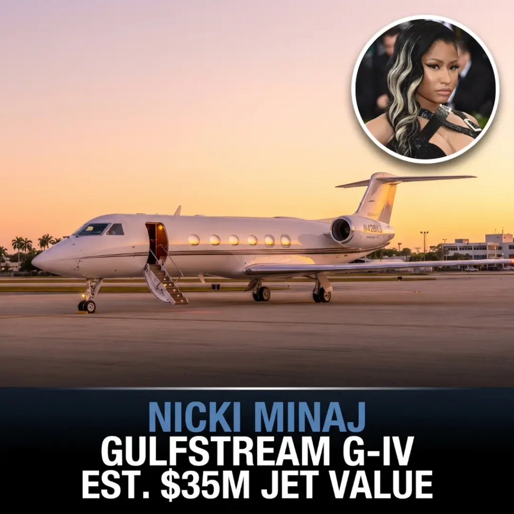 Nicki Minaj's Gulfstream G-IV private jet valued at $26 million