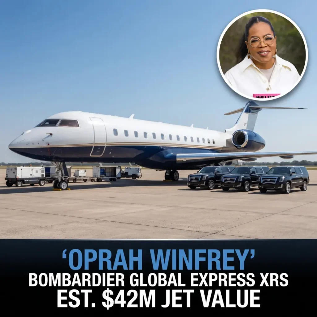 Oprah Winfrey's Bombardier Global Express XRS private jet valued at $42 million