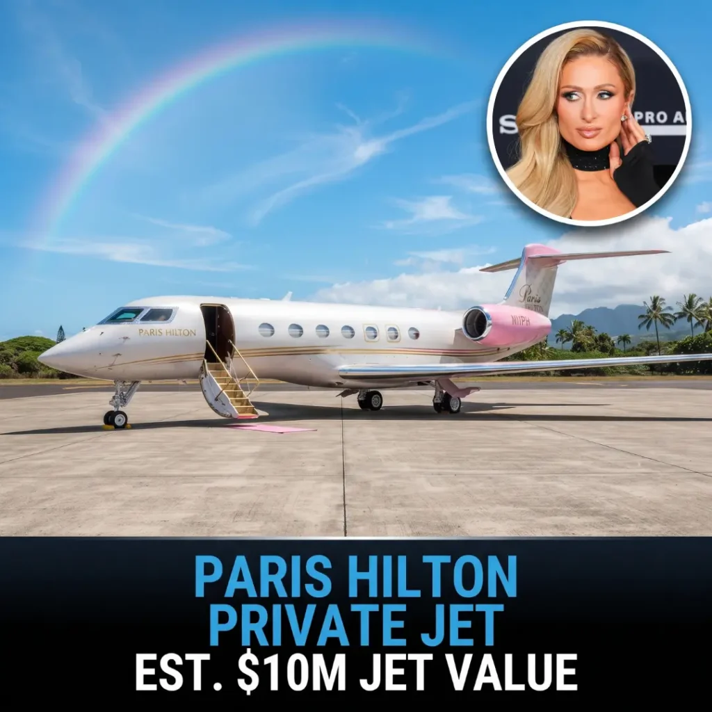 Paris Hilton's private jet valued at $10 million