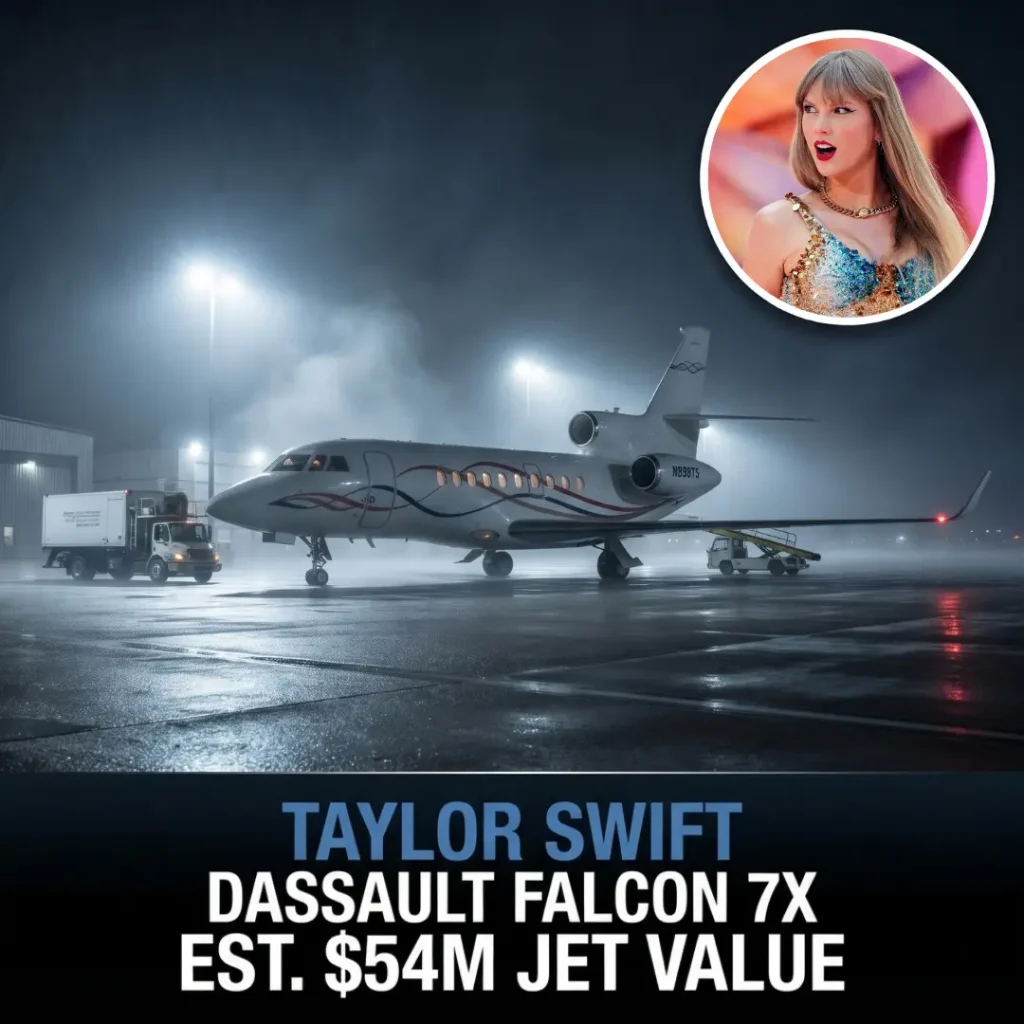 Taylor Swift's Dassault Falcon 7X private jet valued at $54 million