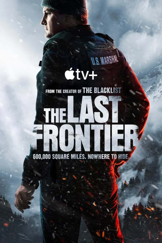 The Last Frontier poster showing a U.S. Marshal standing in a snowy Alaskan landscape